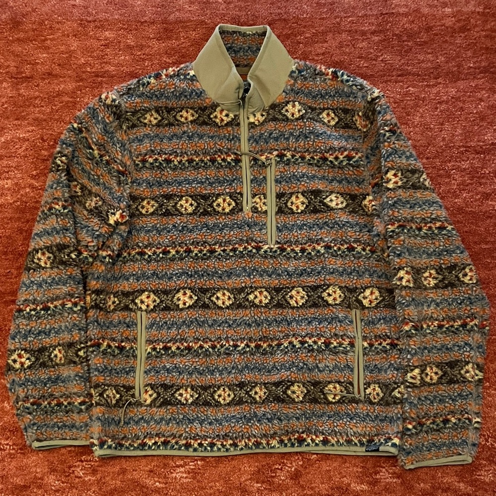 J. Crew Nordic Sherpa Fleece in Fair Isle